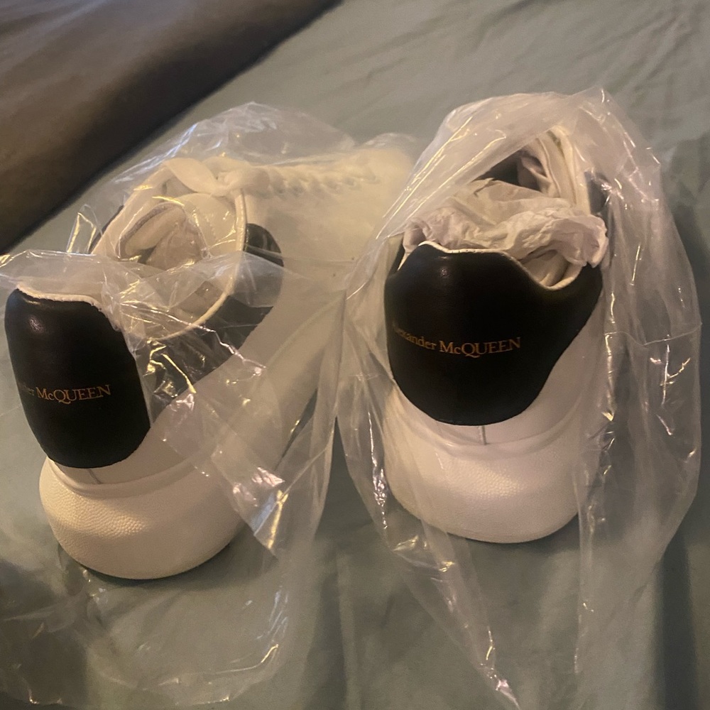 Brand new never worn white Alexander McQueen